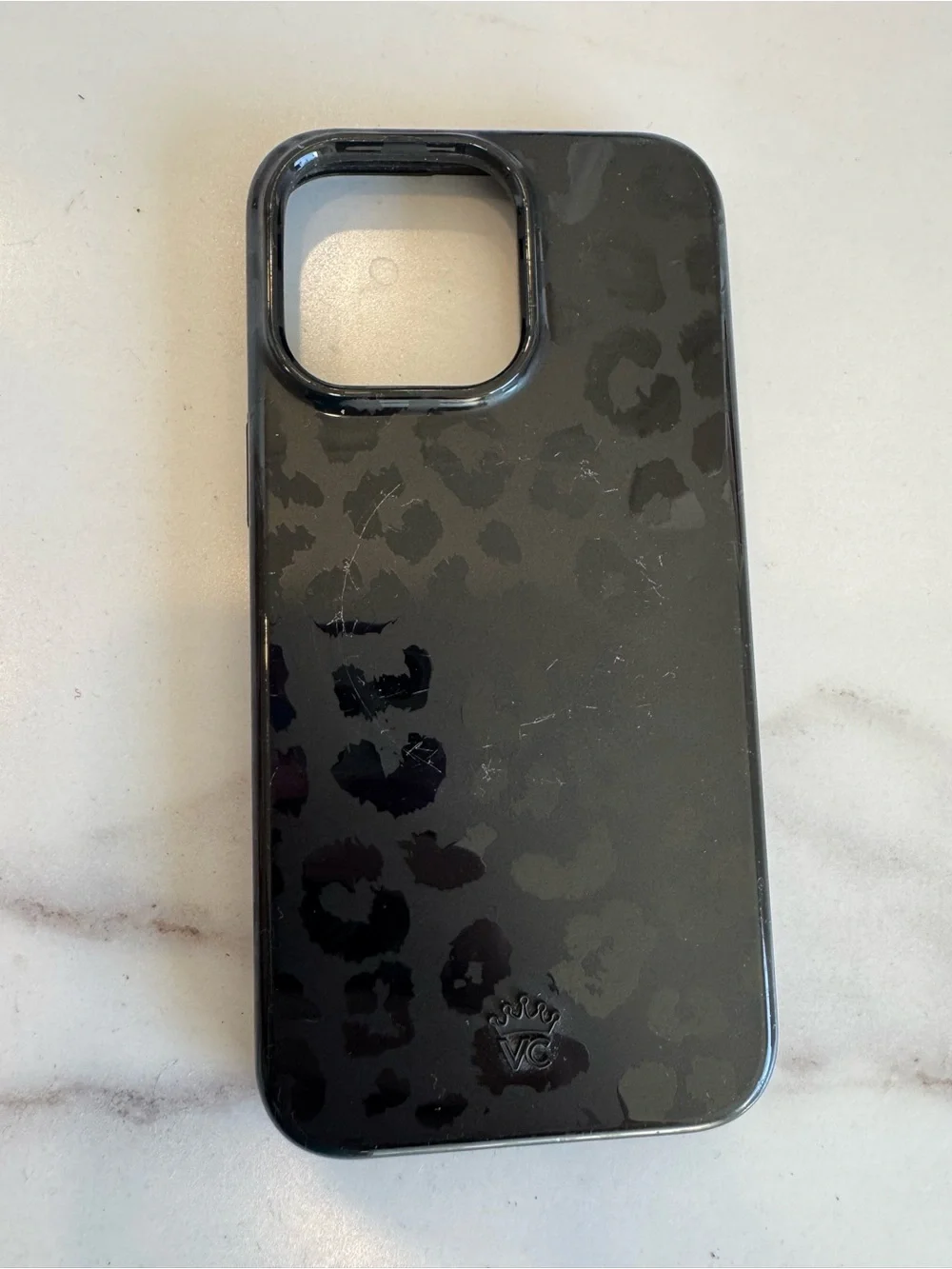 Apple iPhone 15 ProMax Case Set Black Leopard & Pink Marble with Gold Veining